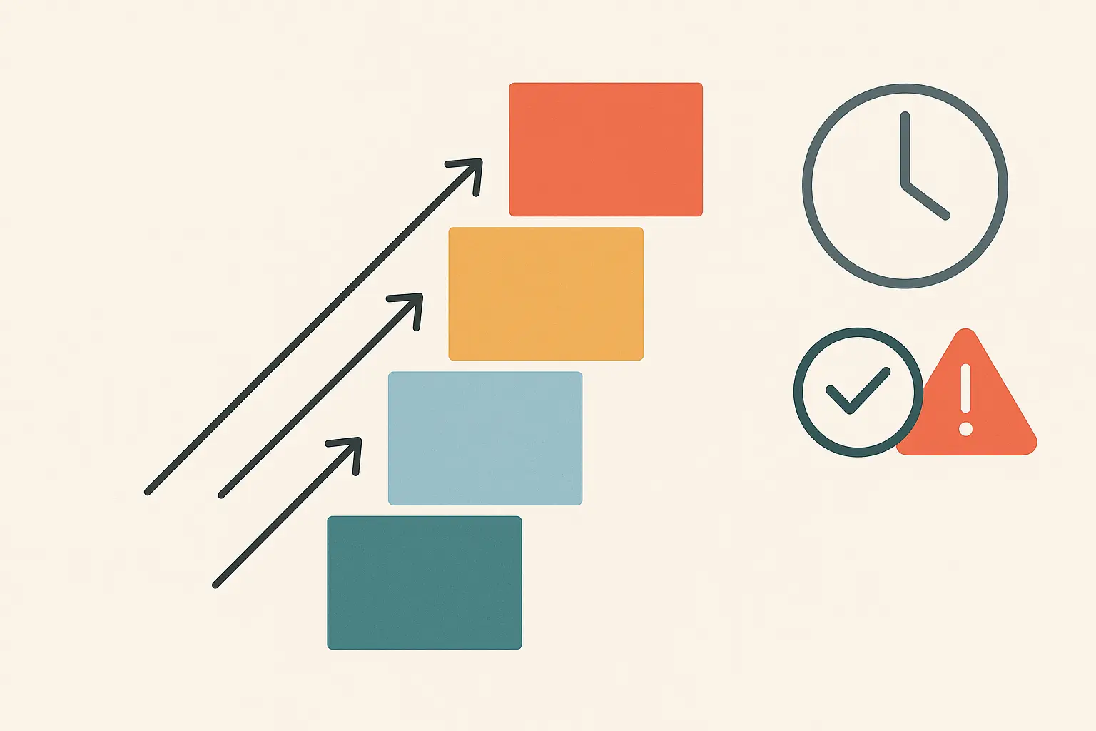 Textfreie Grafik zur Klassifikation von Drittanbietern nach Kritikalität und Monitoring-Frequenz