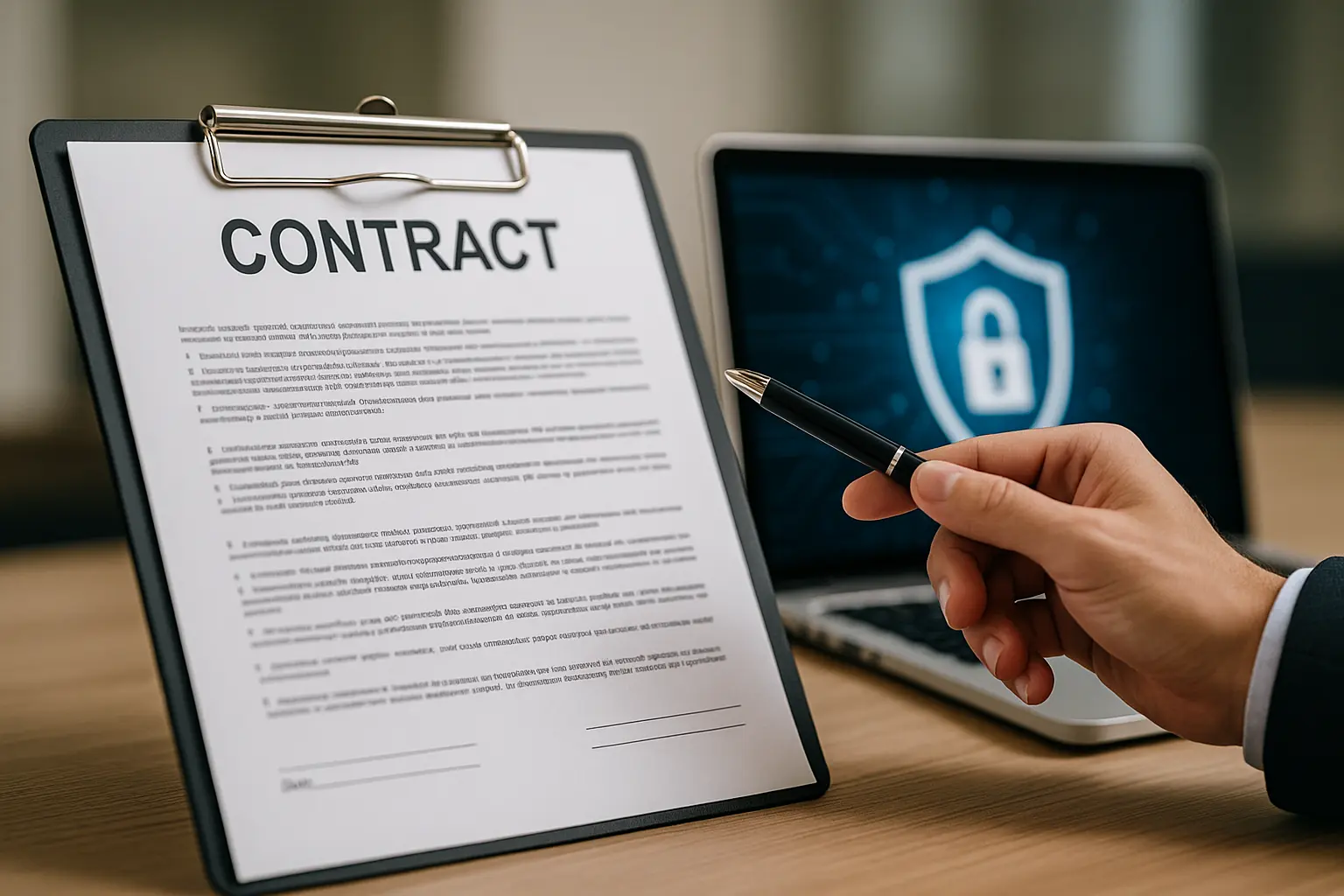 Passendes Inline-Motiv zum Abschnitt Warum Verträge und Prüfintervalle im Third-Party-Risk-Management zusammengehören