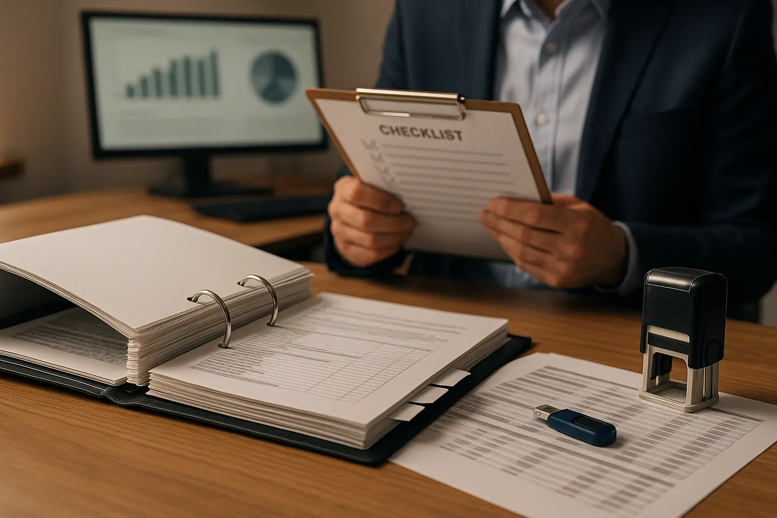 Audit-Unterlagen und Reports als Evidenzpaket für Lizenz-Compliance, vorbereitet auf eine Herstellerprüfung.